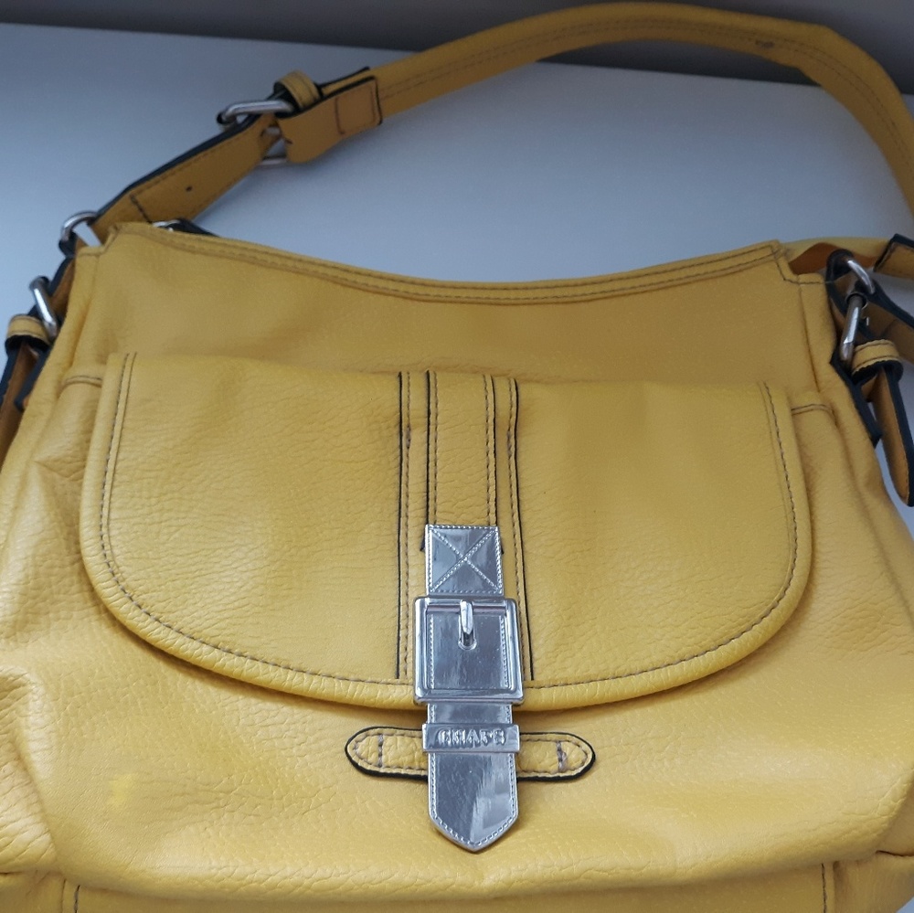 Bright Yellow Purse by Chaps with free wallet